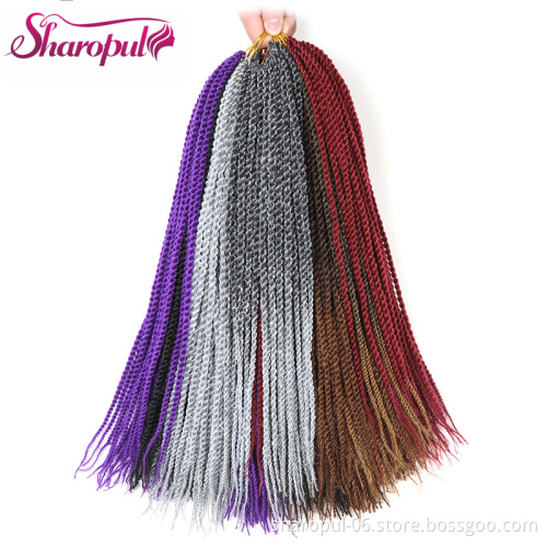 senegalese twist crochet braid 30strands/pack synthetic rope twist braid hair extensions